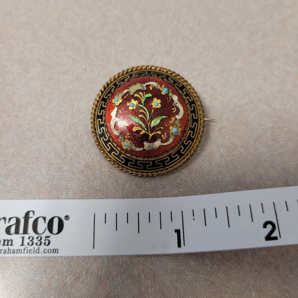 Antique Floral Brooch - Picture 5 of 7